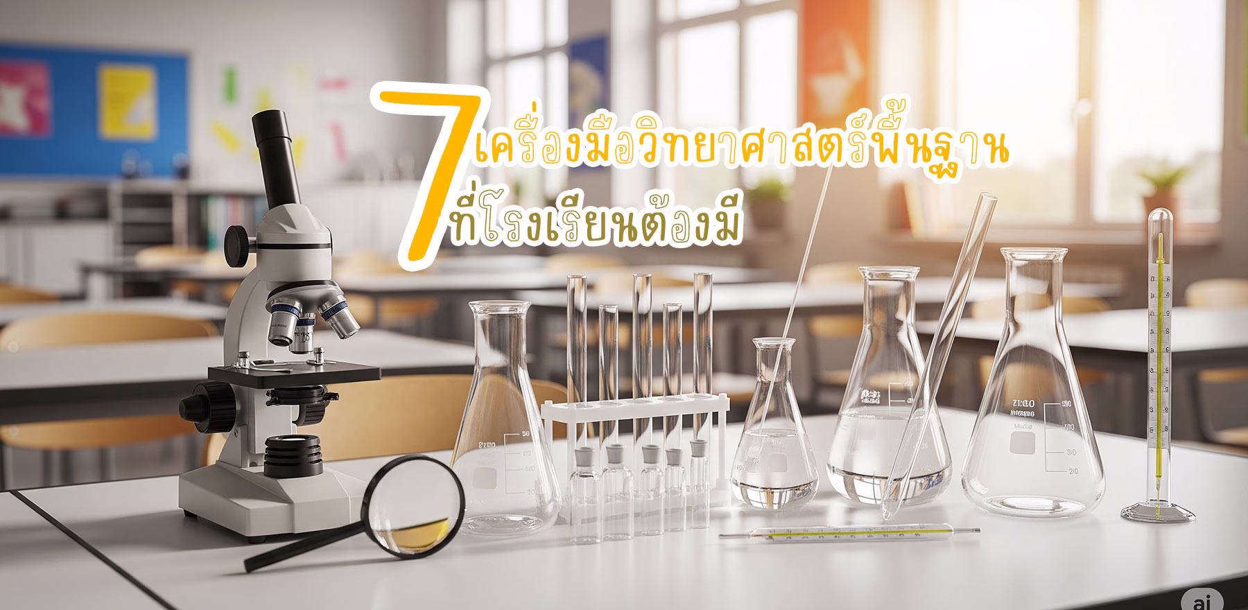 7 เครื่องมือวิทยาศาสตร์พื้นฐาน ที่โรงเรียนต้องมี