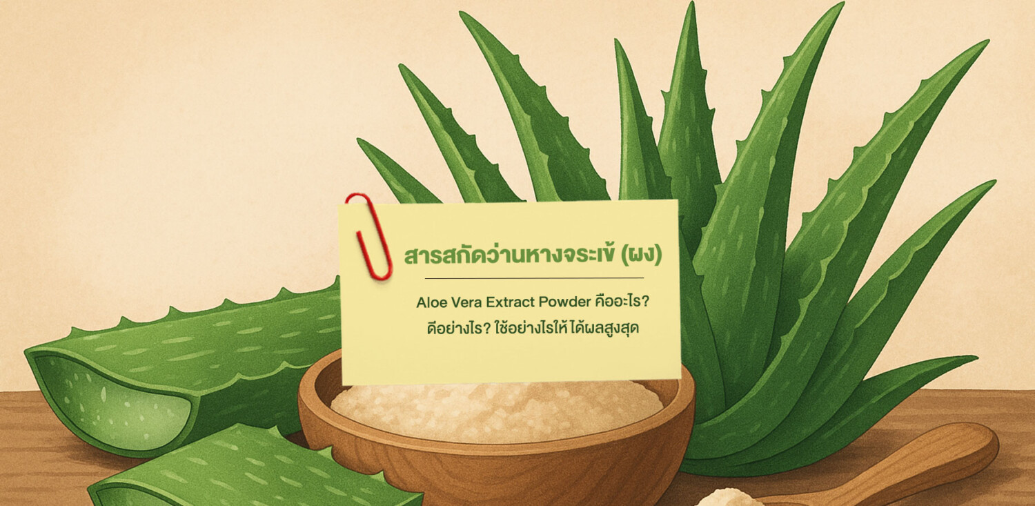 สารสกัดว่านหางจระเข้