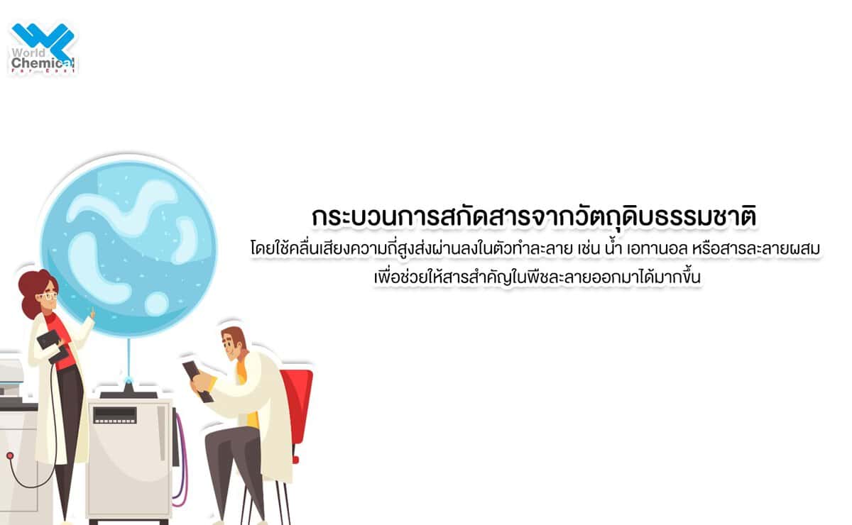 อัลตราโซนิก % การสกัดสมุนไพรด้วยคลื่น Ultrasonic คืออะไร?