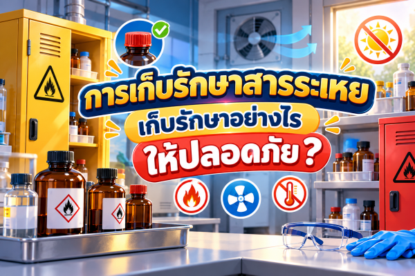 การเก็บรักษาสารระเหย เก็บรักษาอย่างไรให้ปลอดภัย ?