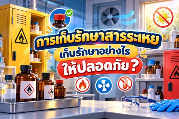 การเก็บรักษาสารระเหย เก็บรักษาอย่างไรให้ปลอดภัย ?