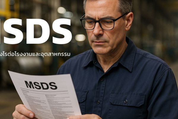 MSDS สำคัญอย่างไรต่อโรงงานและอุตสาหกรรม