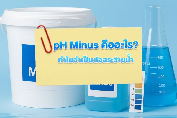 pH Minus คืออะไร? ทำไมจำเป็นต่อสระว่ายน้ำ ระบบกรองน้ำ และงานอุตสาหกรรม